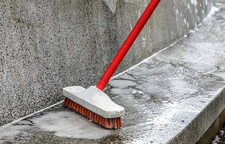 Cleaning Concrete Floors